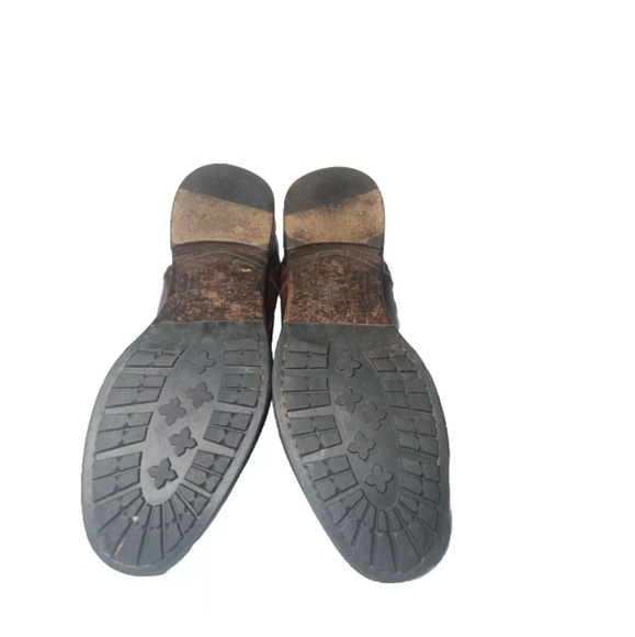 AREA FORTE Italian Leather Boots Brown Chelsea Boots Mens Size 11 Medium - Picture 11 of 12